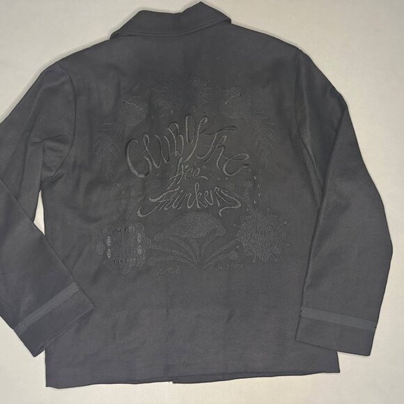 Brand New Scotch Soda Men's Embroidered Wool-Blend Blazer Size M - Picture 7 of 13